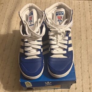adidas Top Ten Hi – Blue/White/Red – Youth 4 / Women’s 6